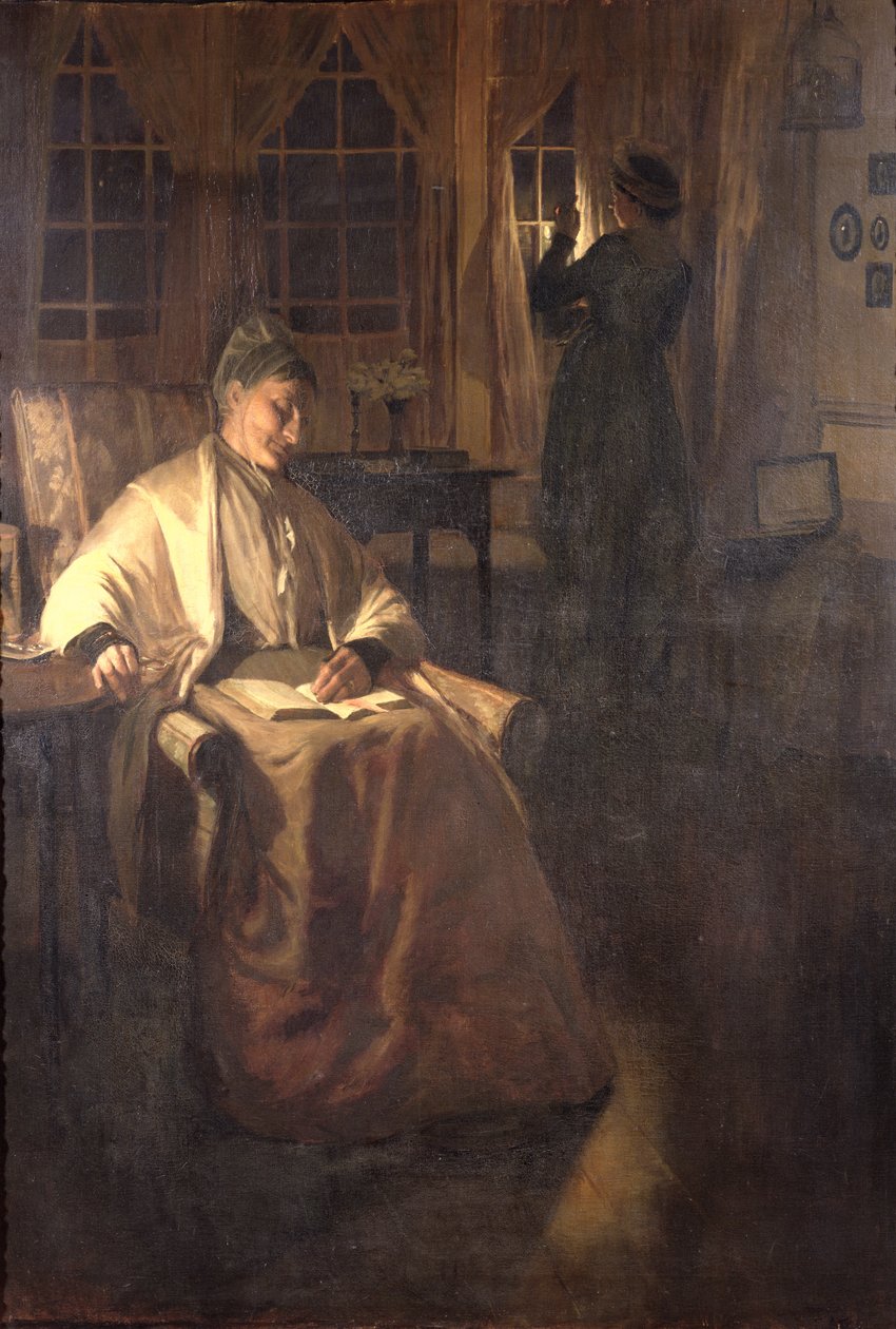Jej sygnał, c.1892 autorstwa Norman Garstin