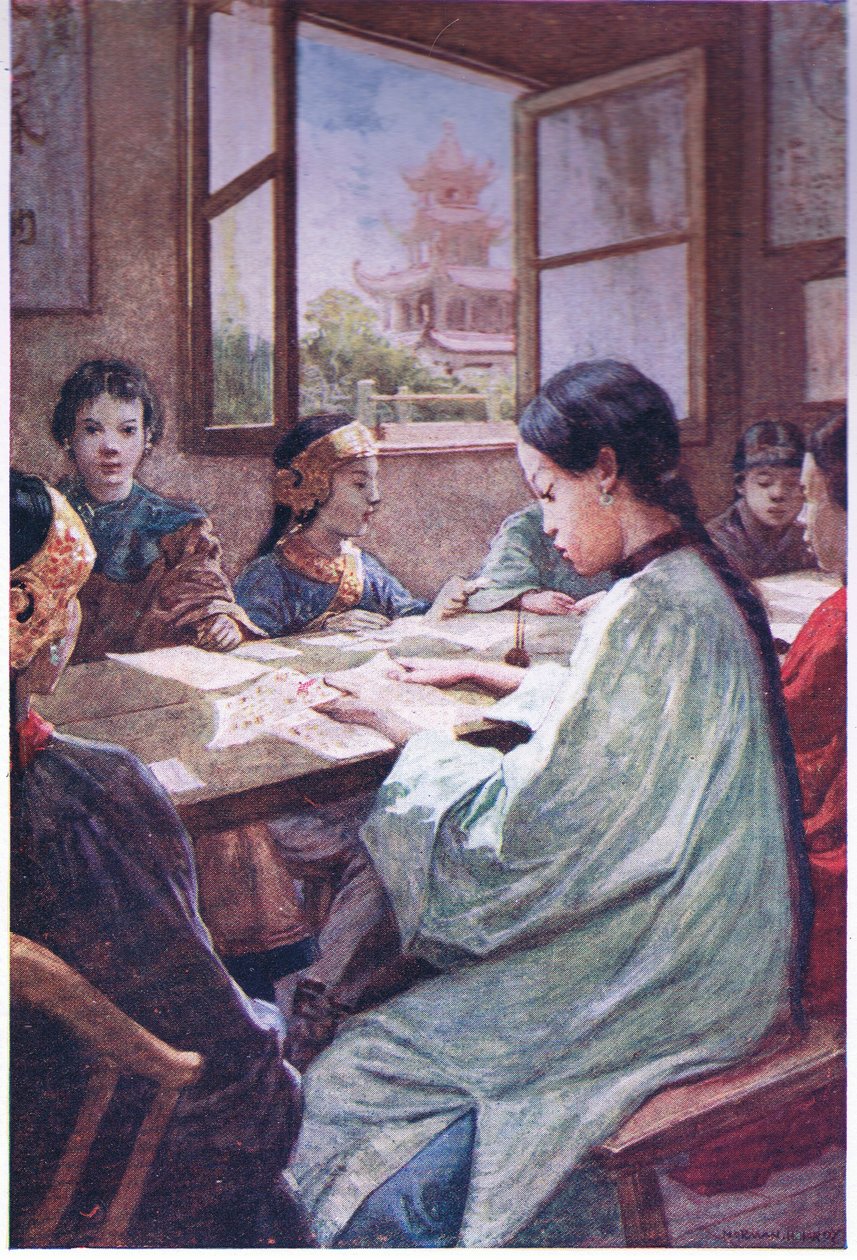 Chińska szkoła ok. 1900 autorstwa Norman Hardy