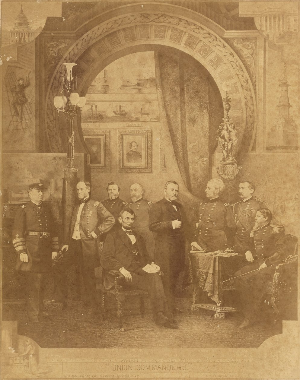 Dowódcy Unii autorstwa Notman Photograph Company