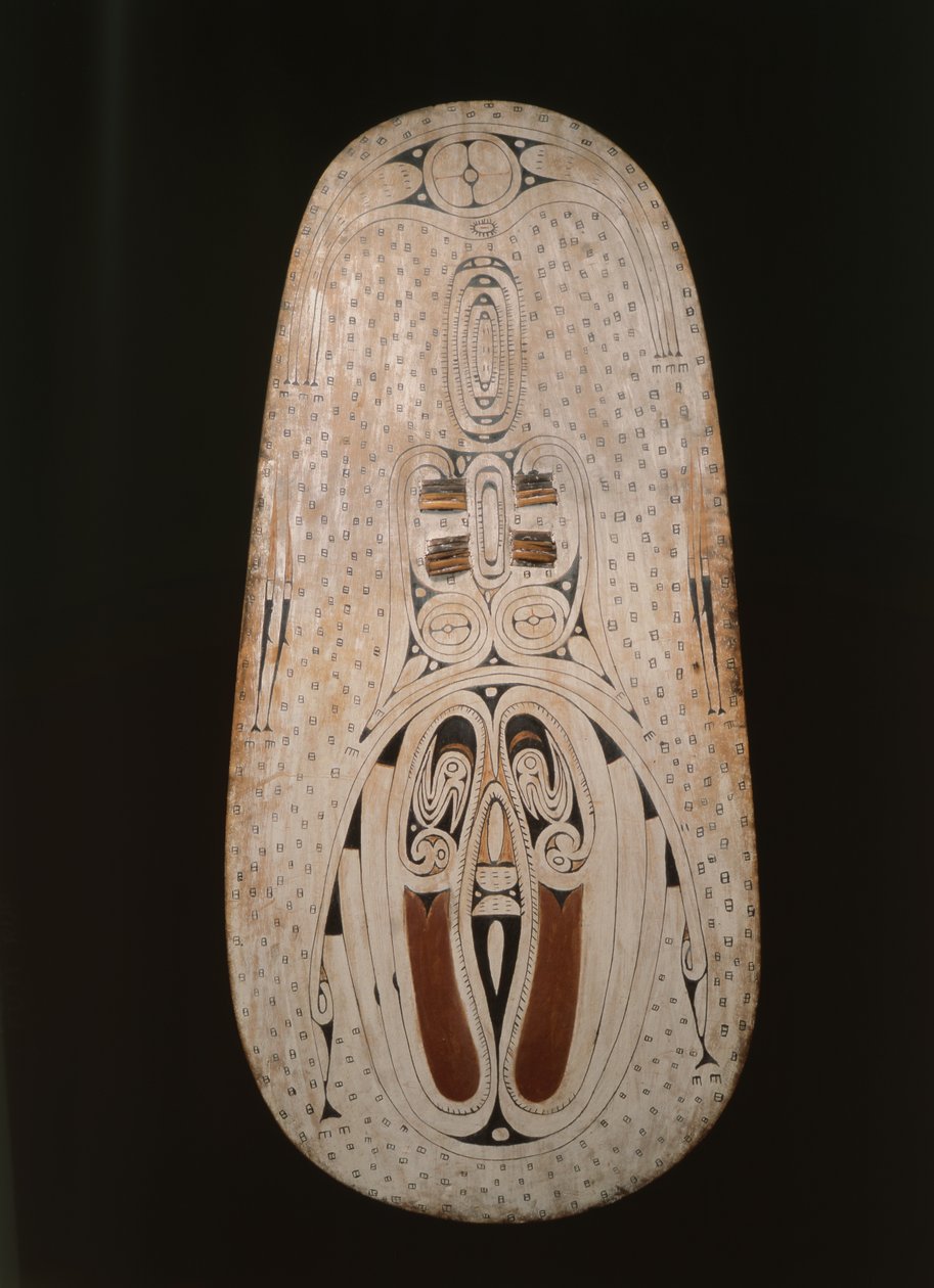 Tarcza, Wyspy Trobrianda, (malowane drewno) autorstwa Oceanic