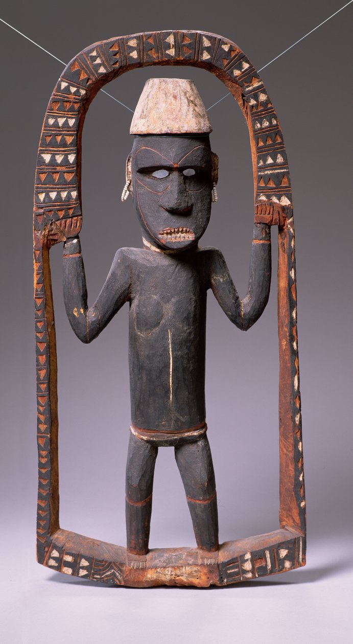 Figurka z Canoe House, Wyspy Salomona (drewno) autorstwa Oceanic