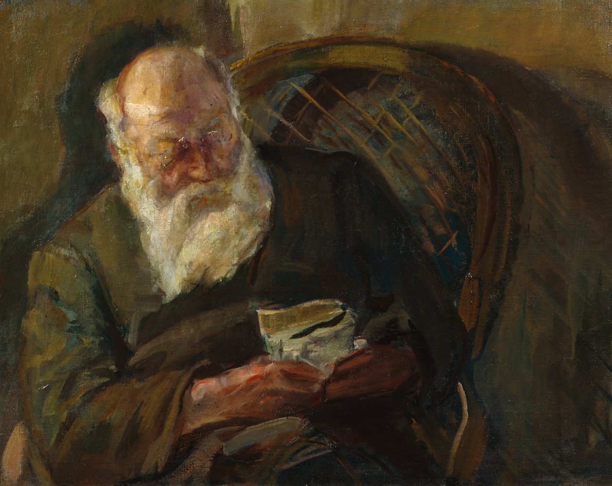 Christian Krohg, ok. 1920 (obraz) autorstwa Oda Krohg