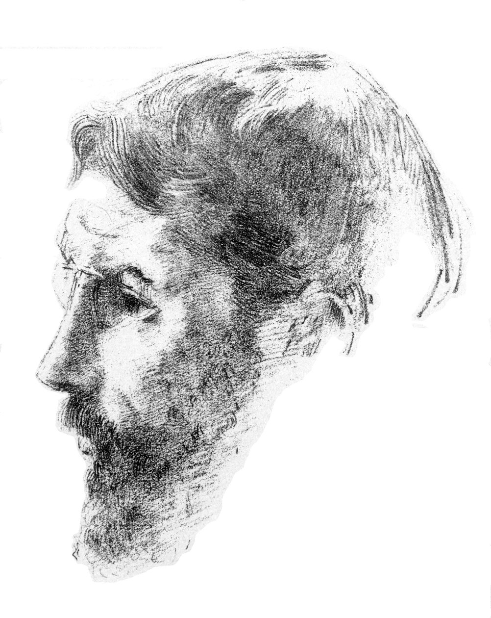 Portret Bonnarda (dowód artysty) autorstwa Odilon Redon