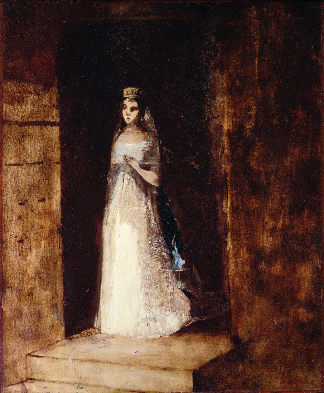Biała Księżniczka autorstwa Odilon Redon