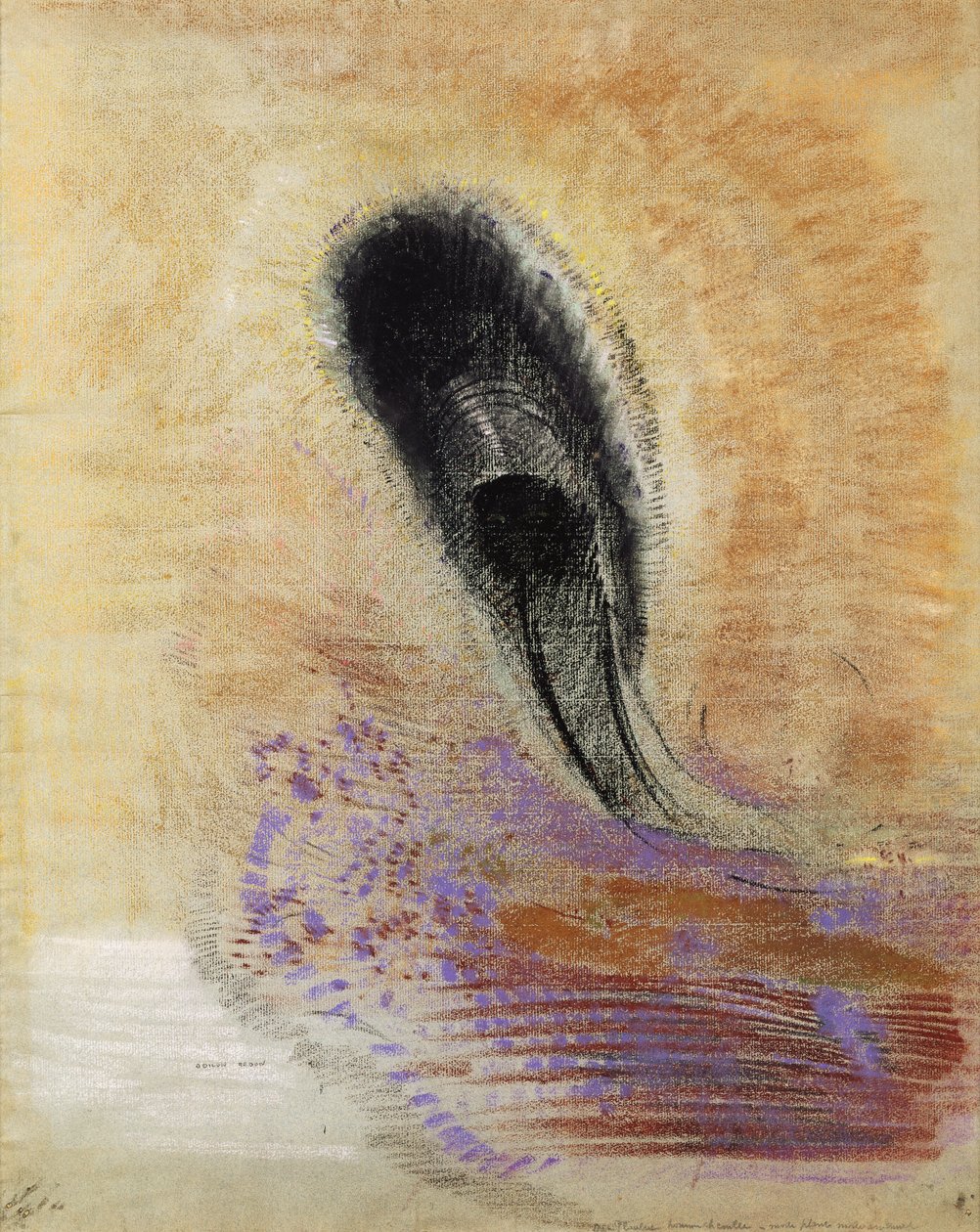 Podwodna wizja autorstwa Odilon Redon