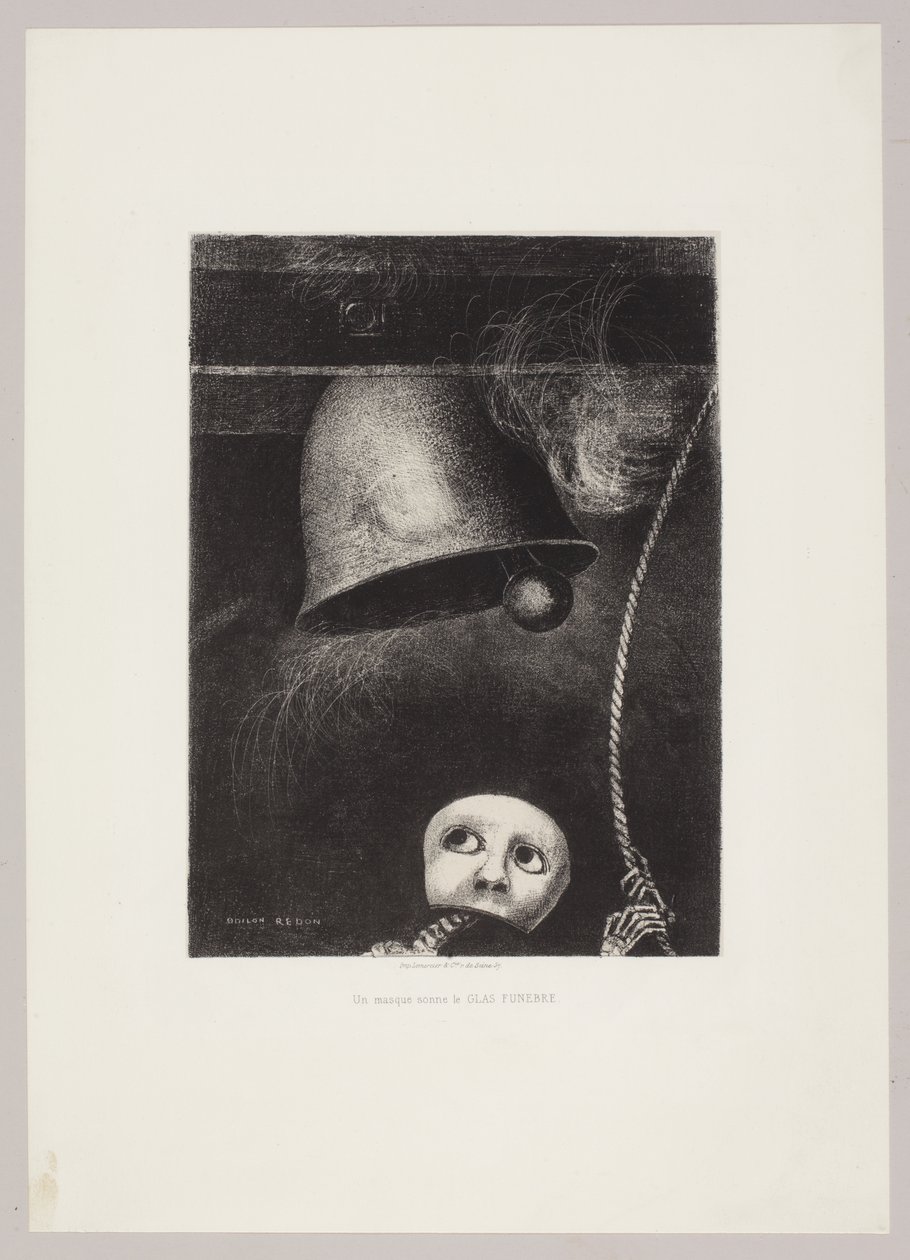 Edgar Poe autorstwa Odilon Redon