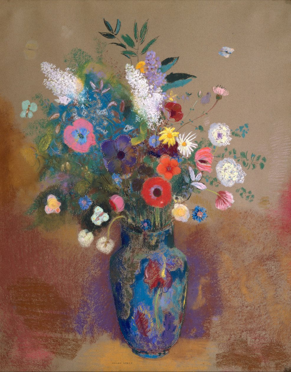 Bukiet Kwiatów, ok. 1905 autorstwa Odilon Redon