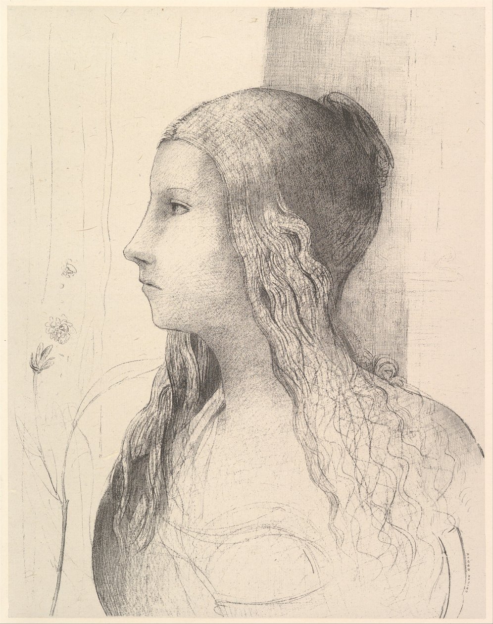 Brunhilda Zmierzch bogów, 1894. autorstwa Odilon Redon