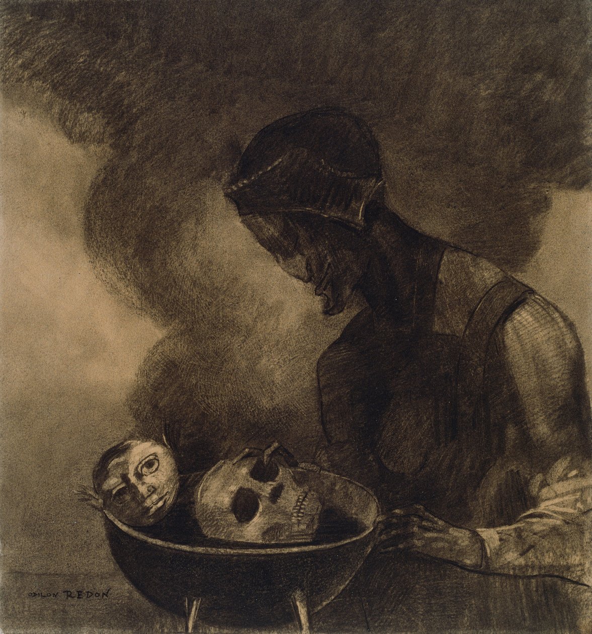 Kocioł Czarodziejki autorstwa Odilon Redon