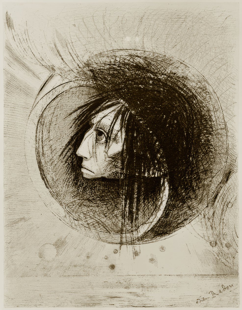 Powstanie autorstwa Odilon Redon