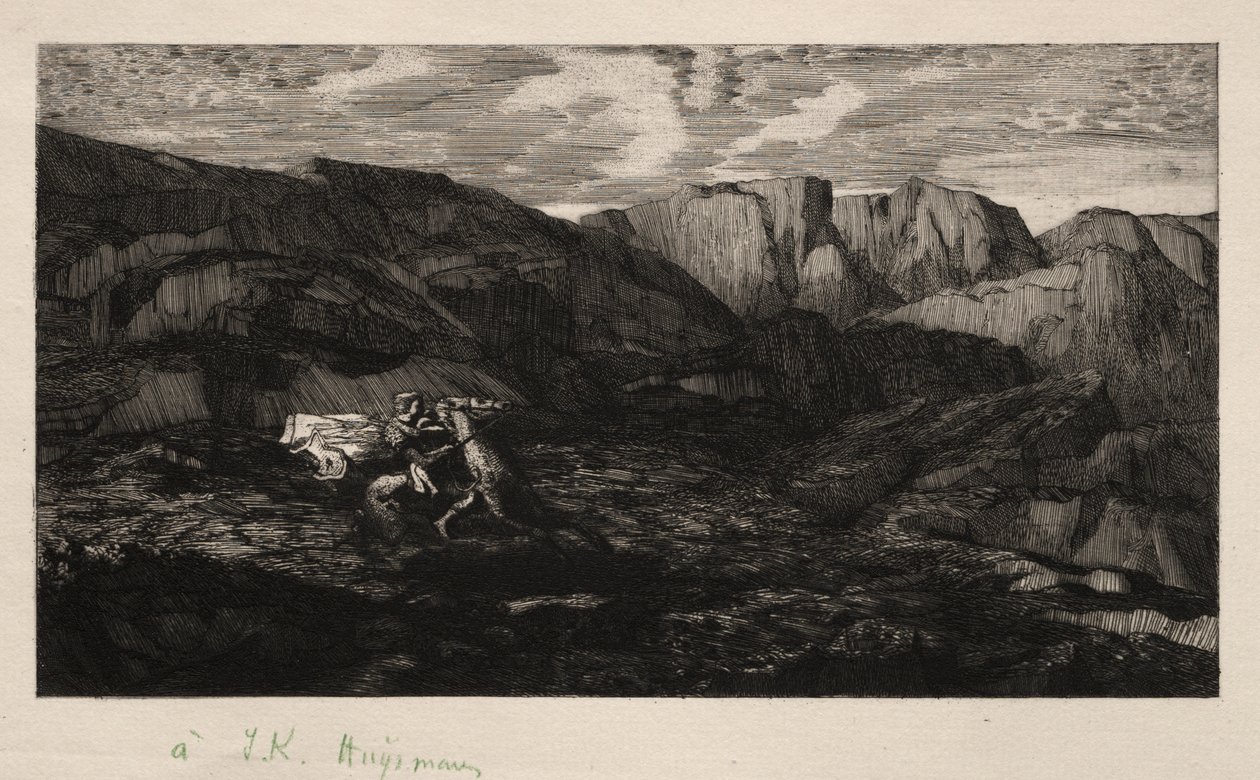 Strach autorstwa Odilon Redon