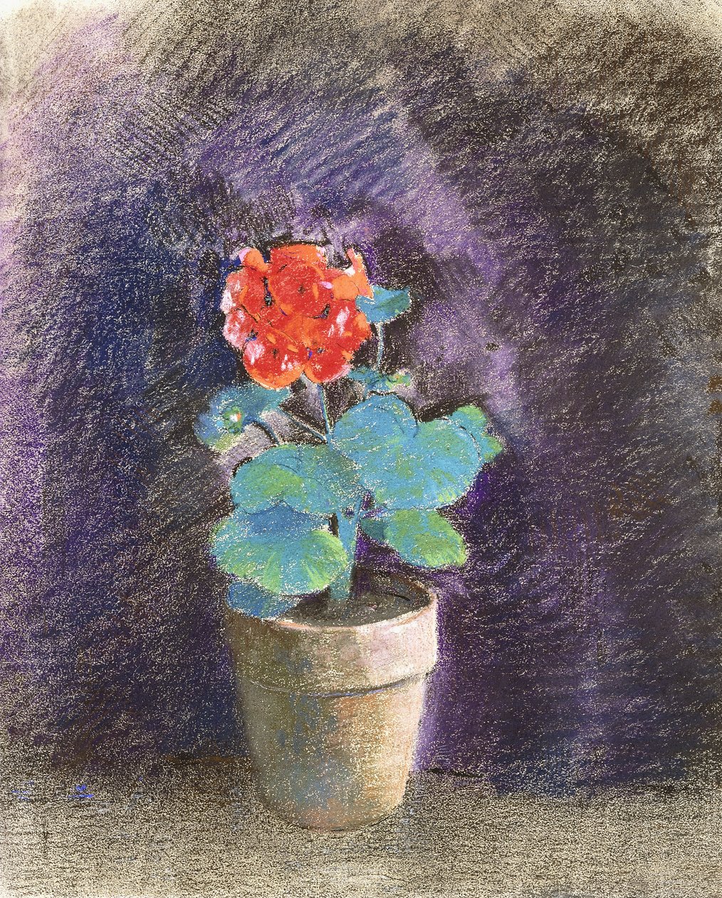 Pelargonia, autorstwa Odilon Redon