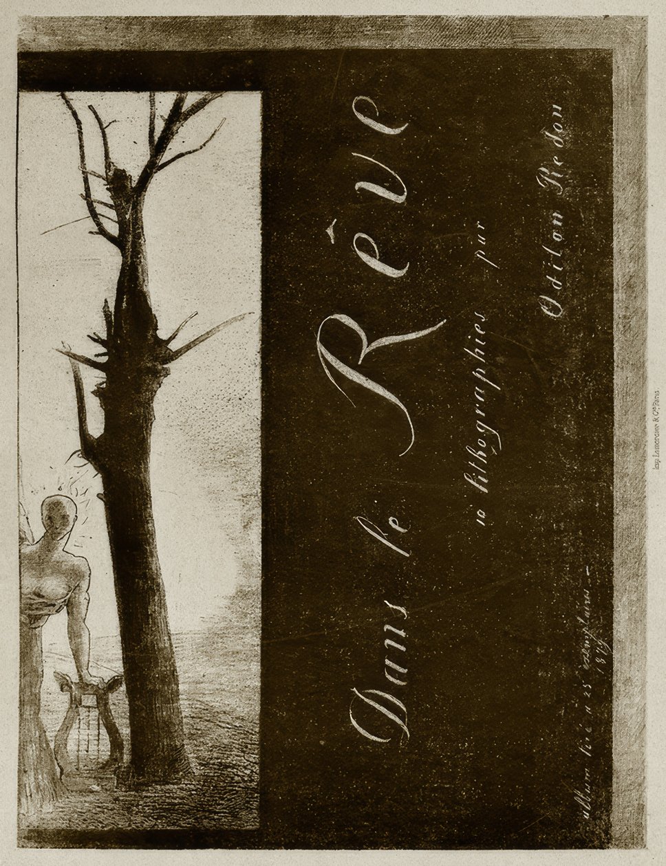 We śnie autorstwa Odilon Redon