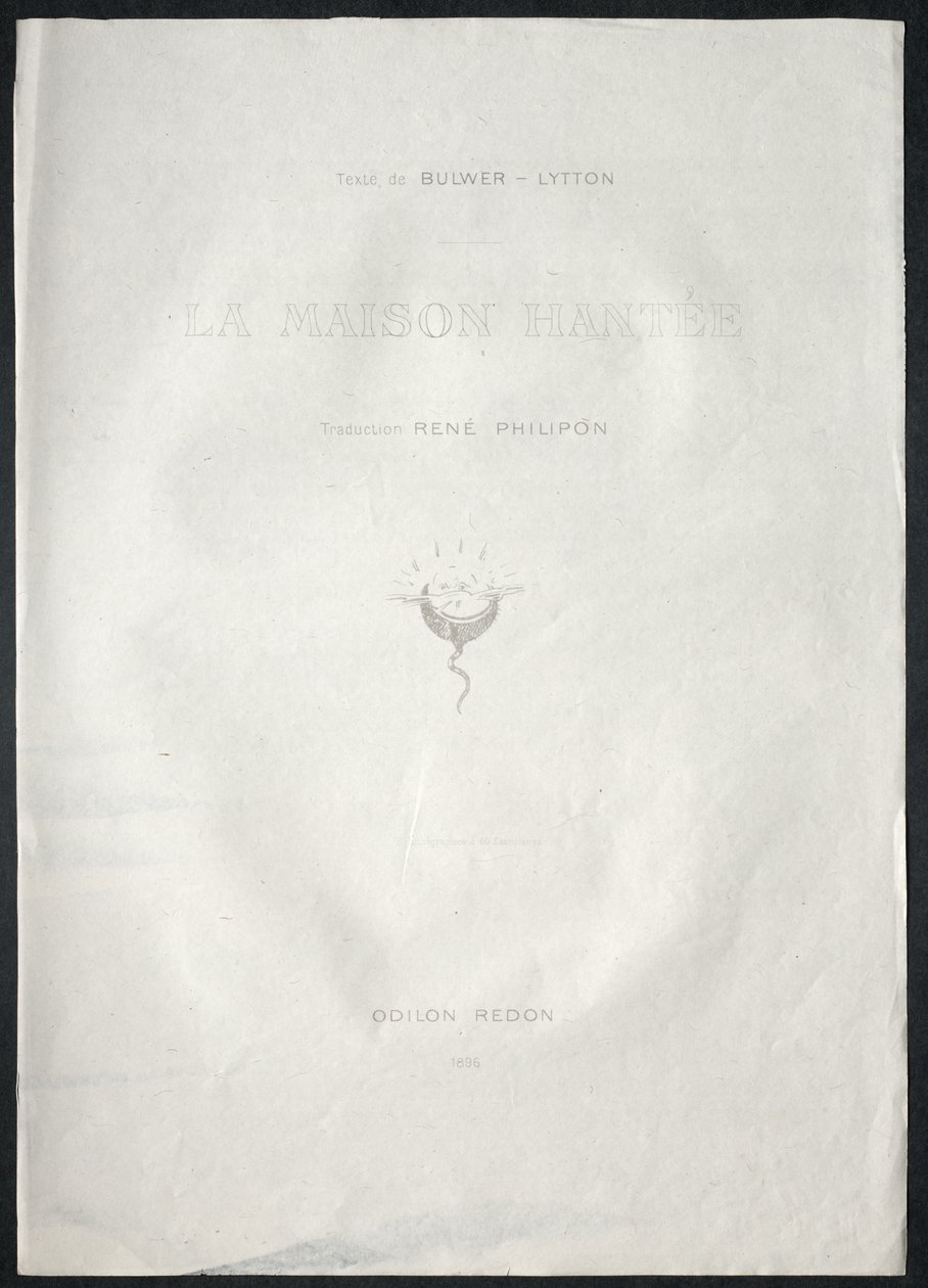 Nawiedzony dom, 1896. autorstwa Odilon Redon