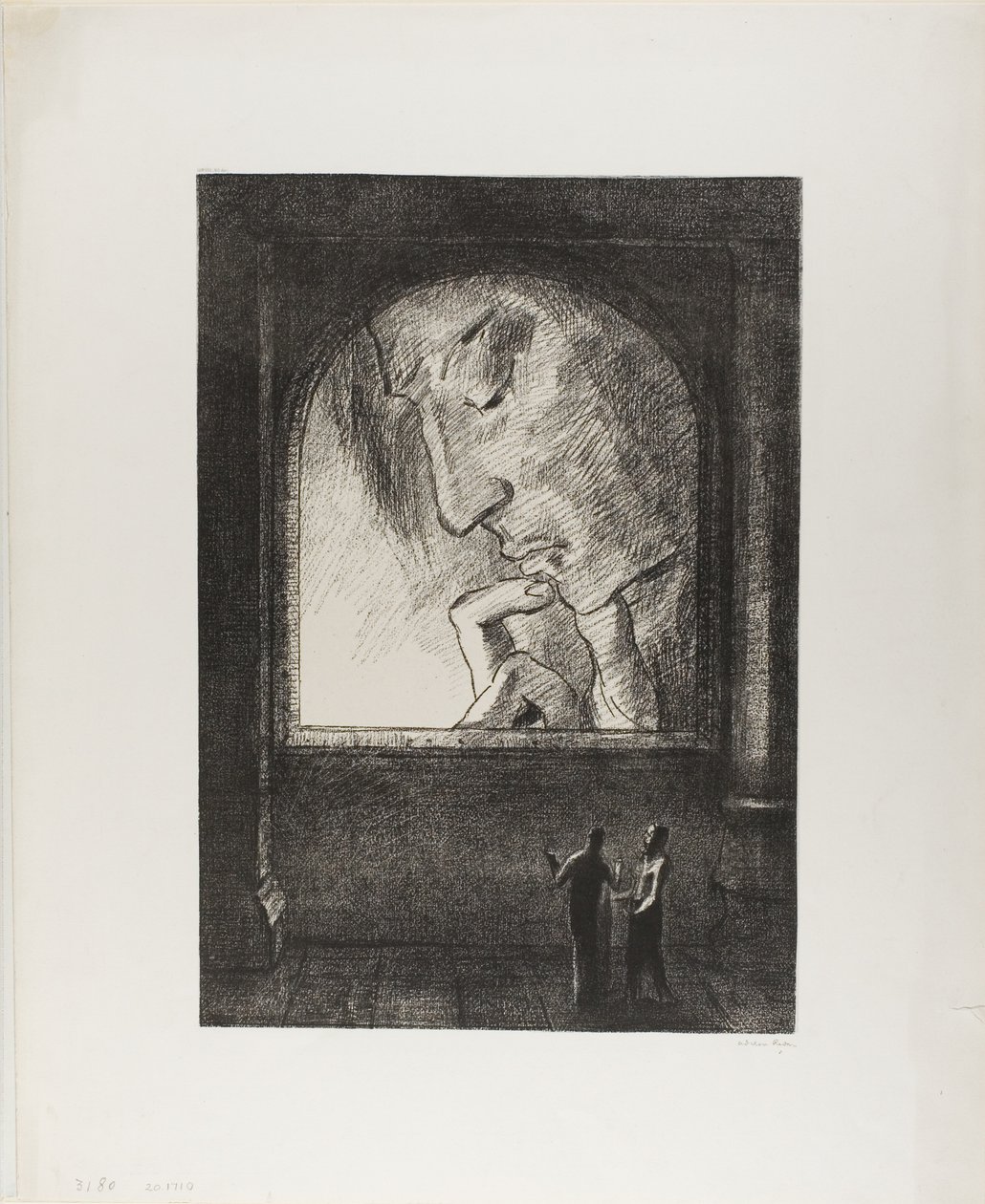 Światło autorstwa Odilon Redon