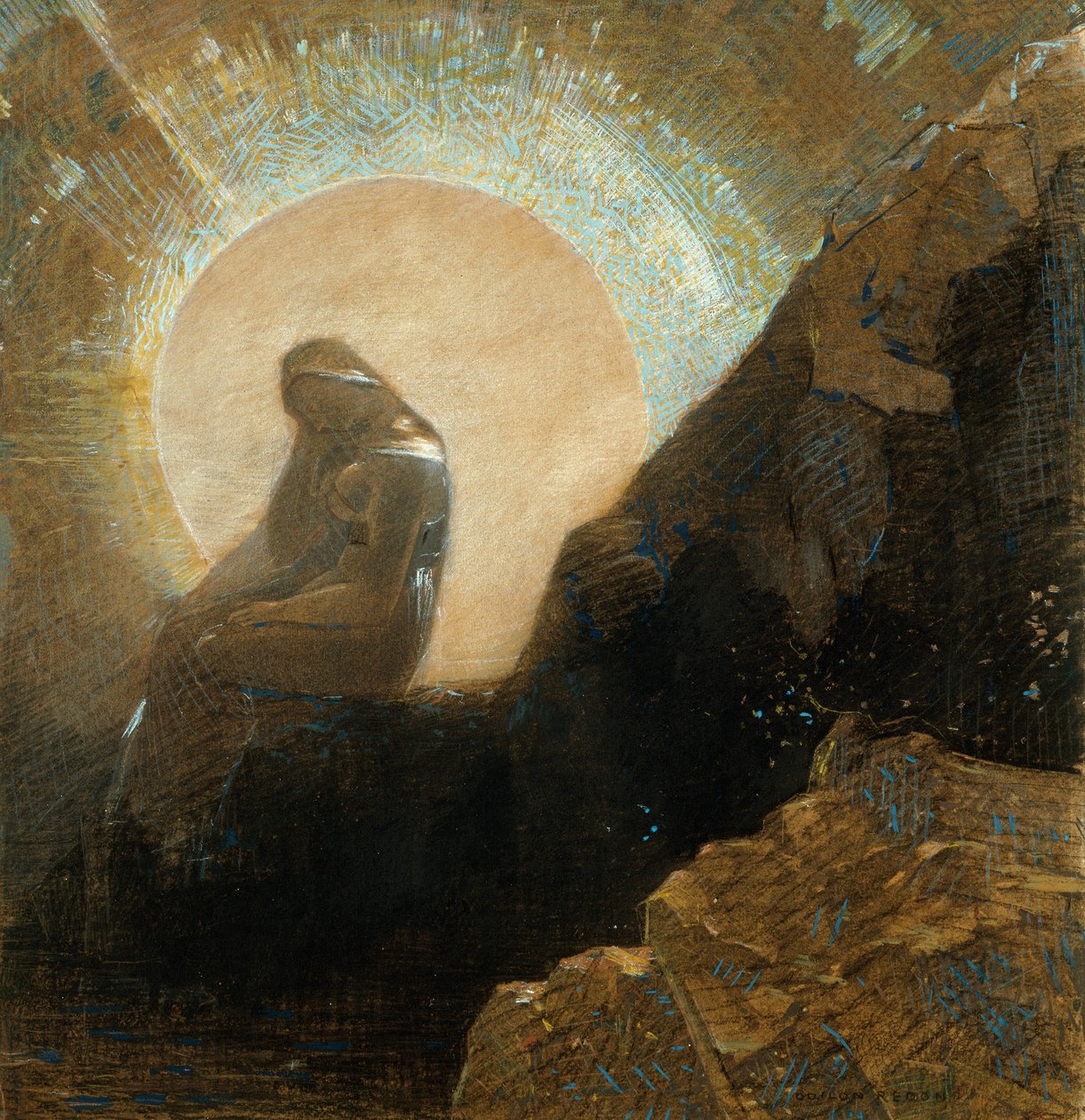Melancholia autorstwa Odilon Redon