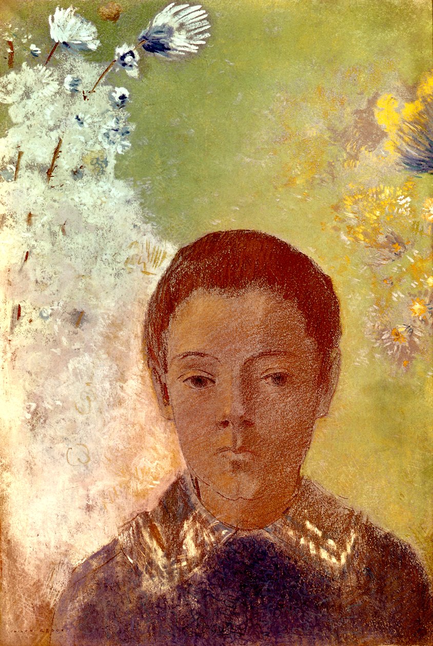 Portret Ari Redona, ok. 1898 r. autorstwa Odilon Redon
