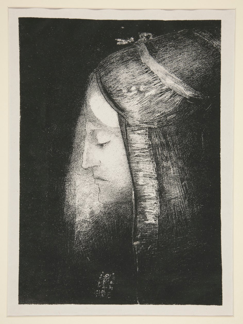 Profil de lumire (Profil światła) autorstwa Odilon Redon