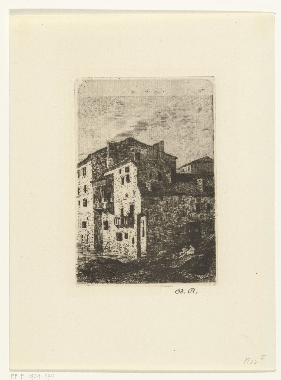 Saint-Jean-Pied-de-Port autorstwa Odilon Redon