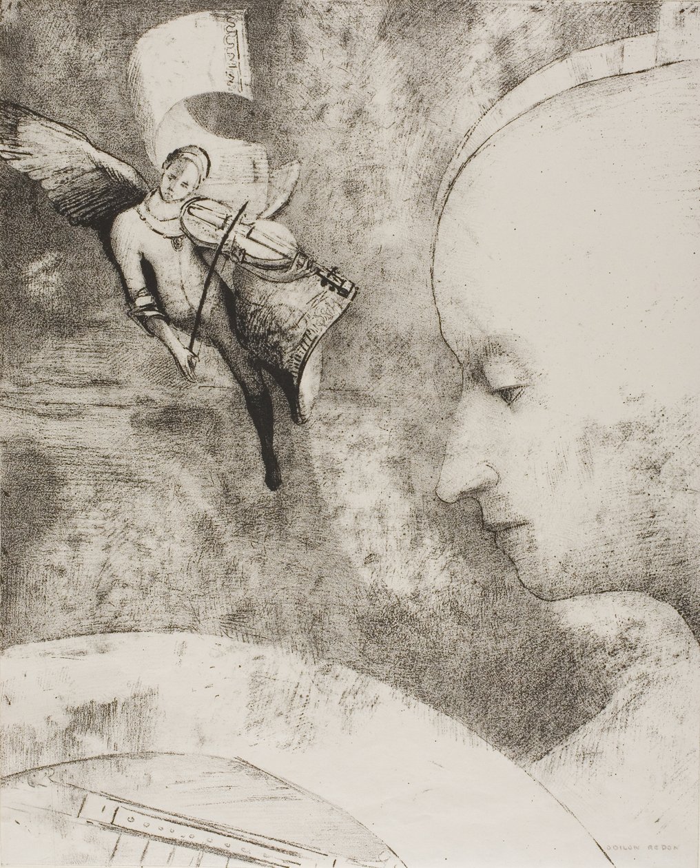 Niebiańska Sztuka autorstwa Odilon Redon
