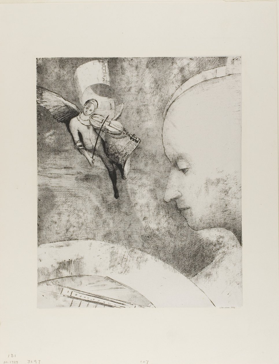 Niebiańska Sztuka autorstwa Odilon Redon