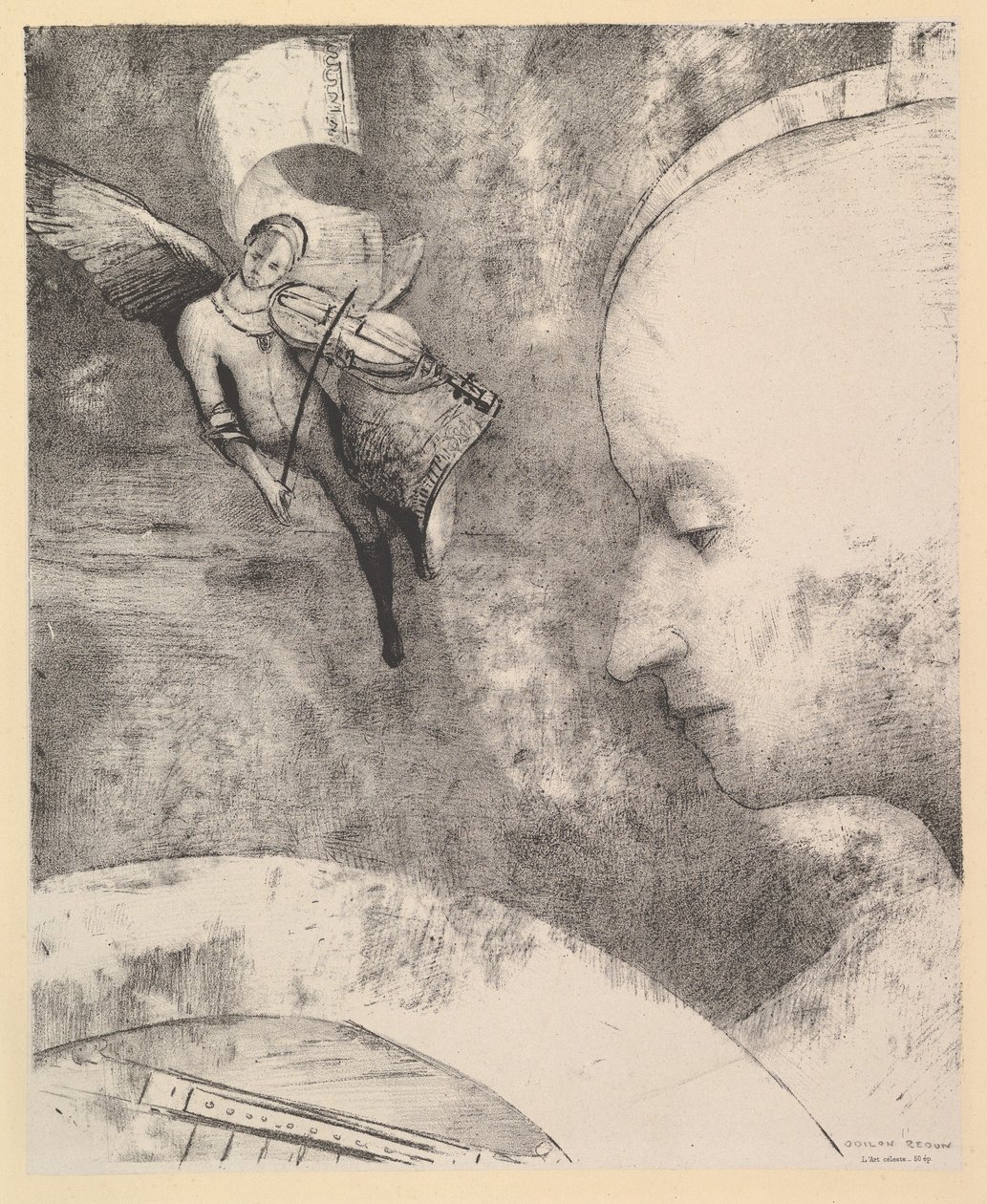 Sztuka niebiańska, 1894. autorstwa Odilon Redon