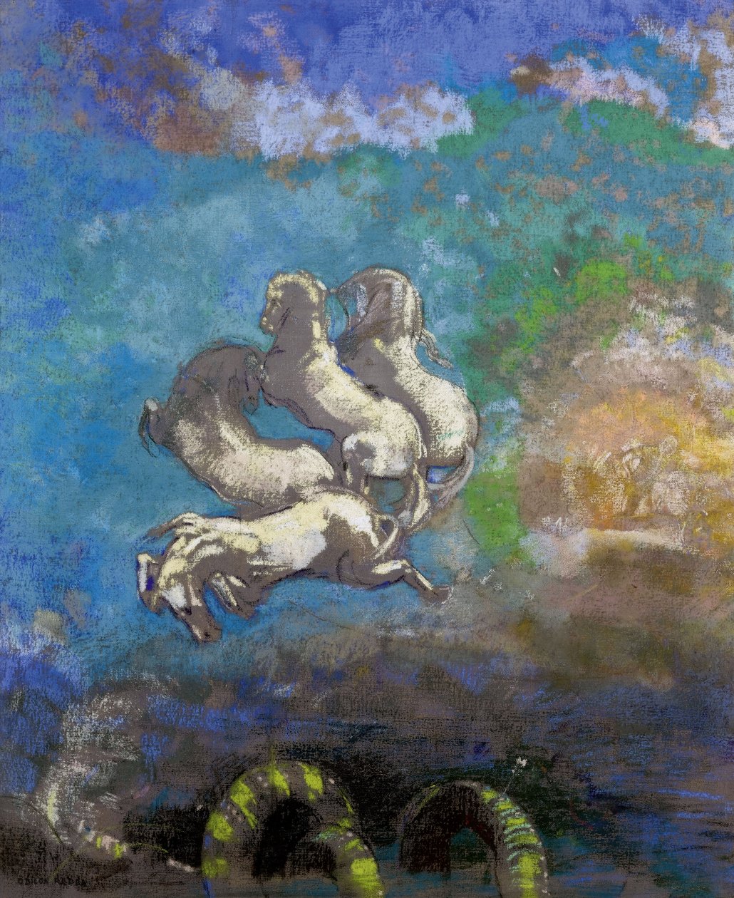 Rydwan Apolla autorstwa Odilon Redon