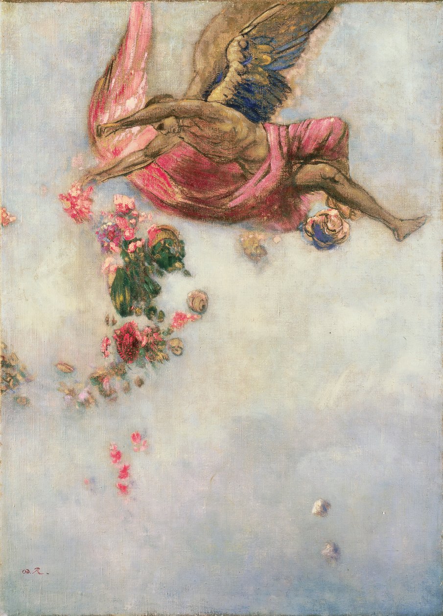 Upadek Ikara autorstwa Odilon Redon