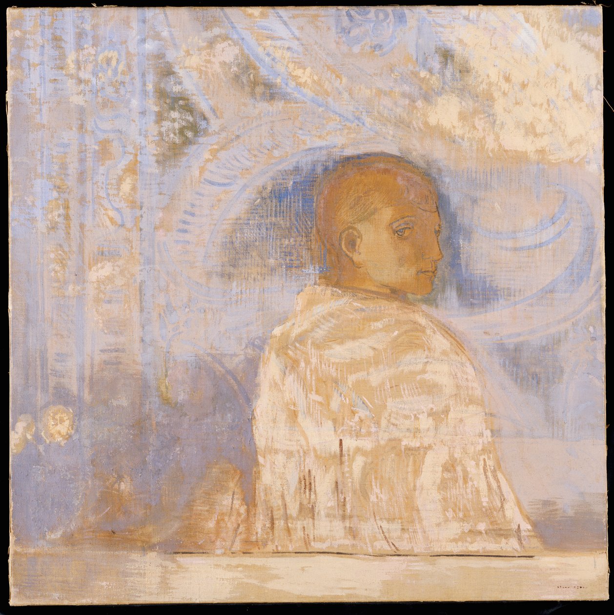 Spojrzenie, ok. 1910 autorstwa Odilon Redon