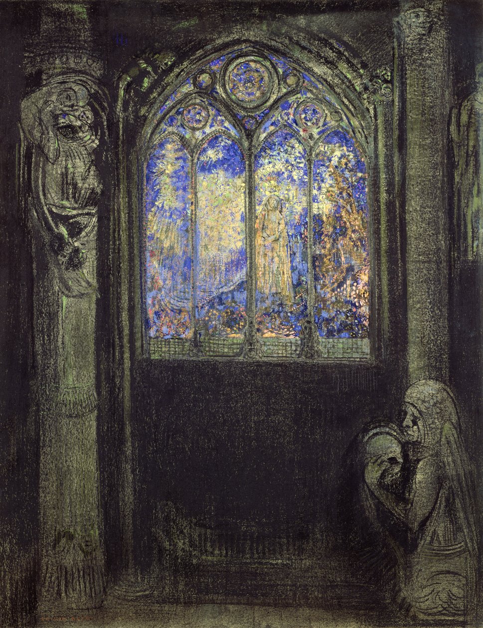 Witraż autorstwa Odilon Redon