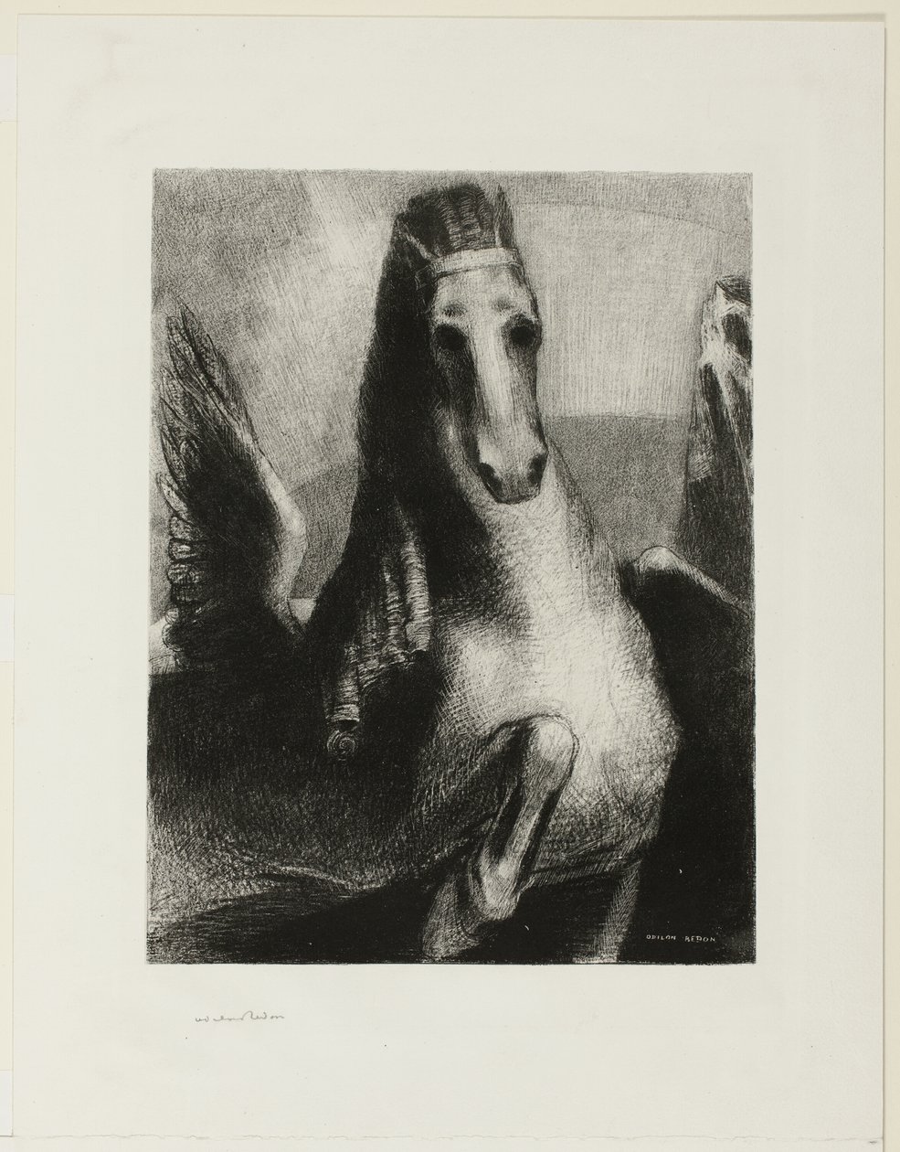 Skrzydło autorstwa Odilon Redon
