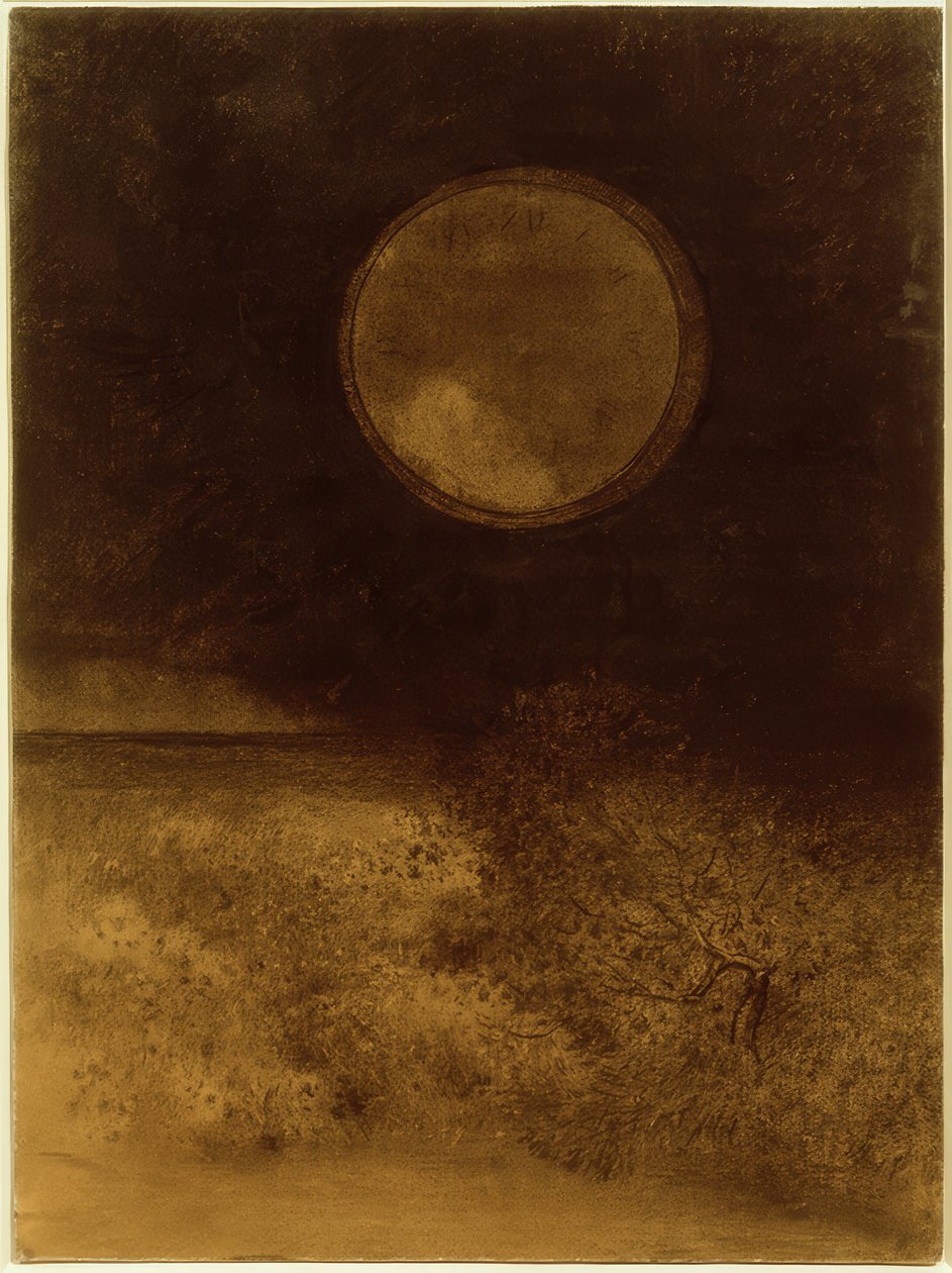 Zegar (piłka) autorstwa Odilon Redon