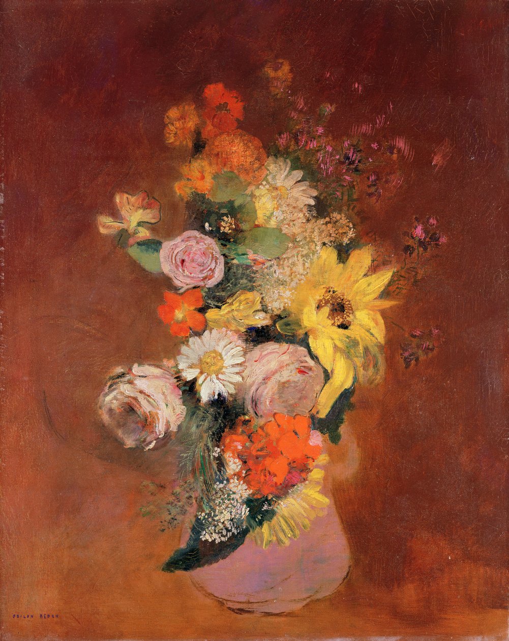 Nieznany obraz autorstwa Odilon Redon