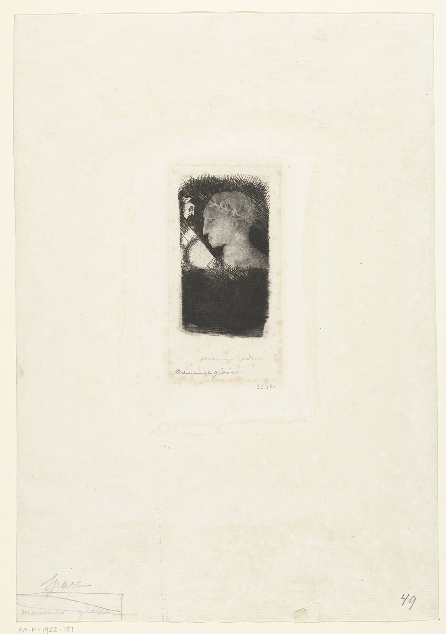 Walc Chwały Zła Chwała autorstwa Odilon Redon