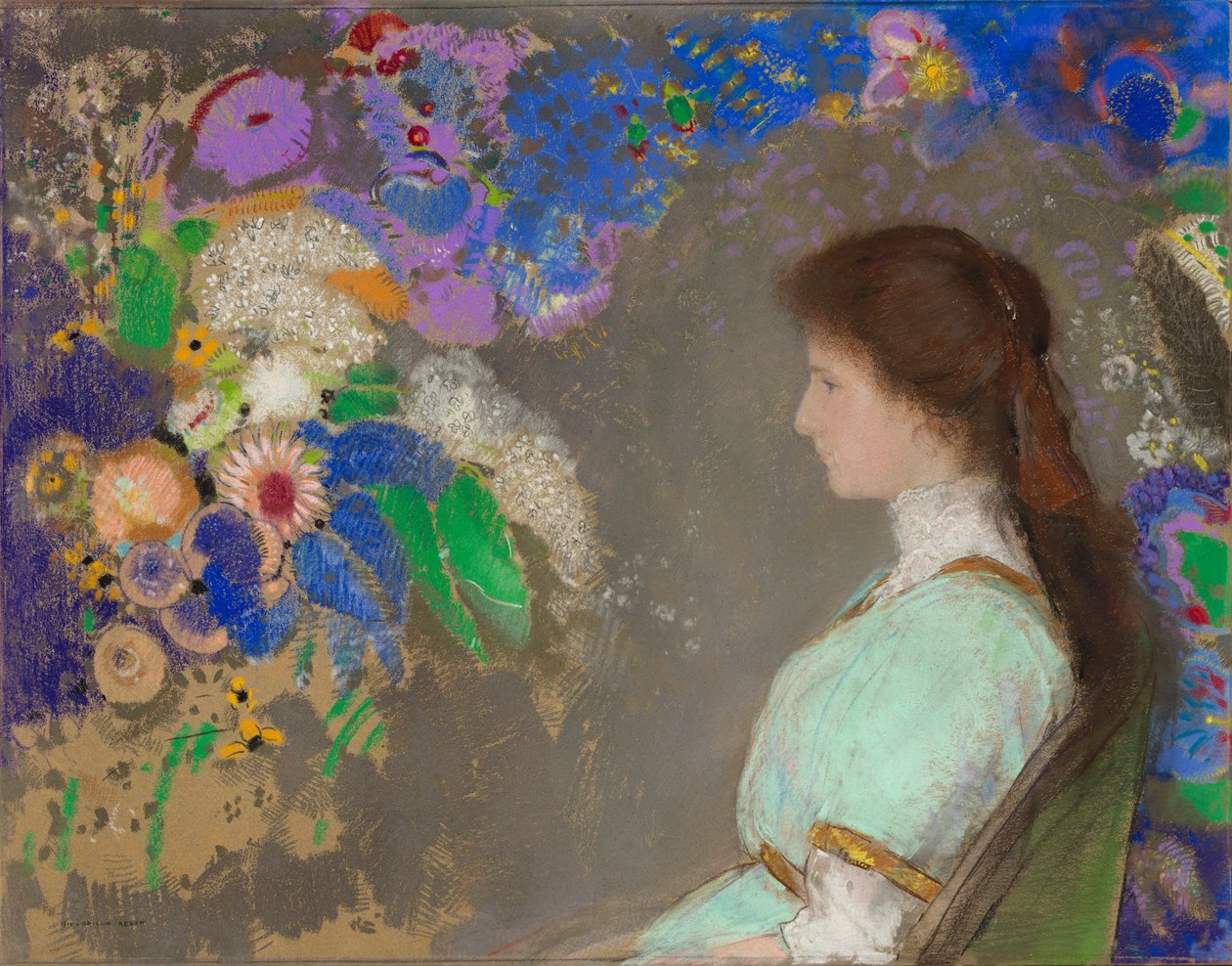 Violetta Heymann autorstwa Odilon Redon