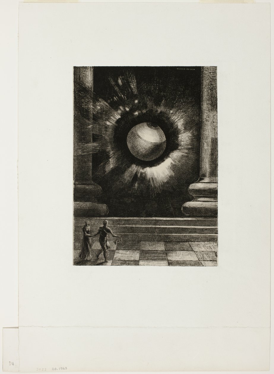 Wizja, płyta ósma z In Dreams autorstwa Odilon Redon