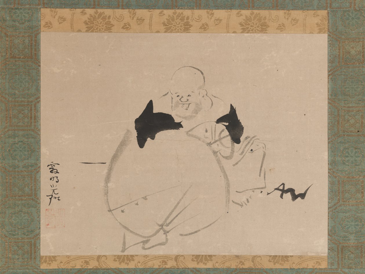 Hotei, po 1704 r. autorstwa Ogata Korin