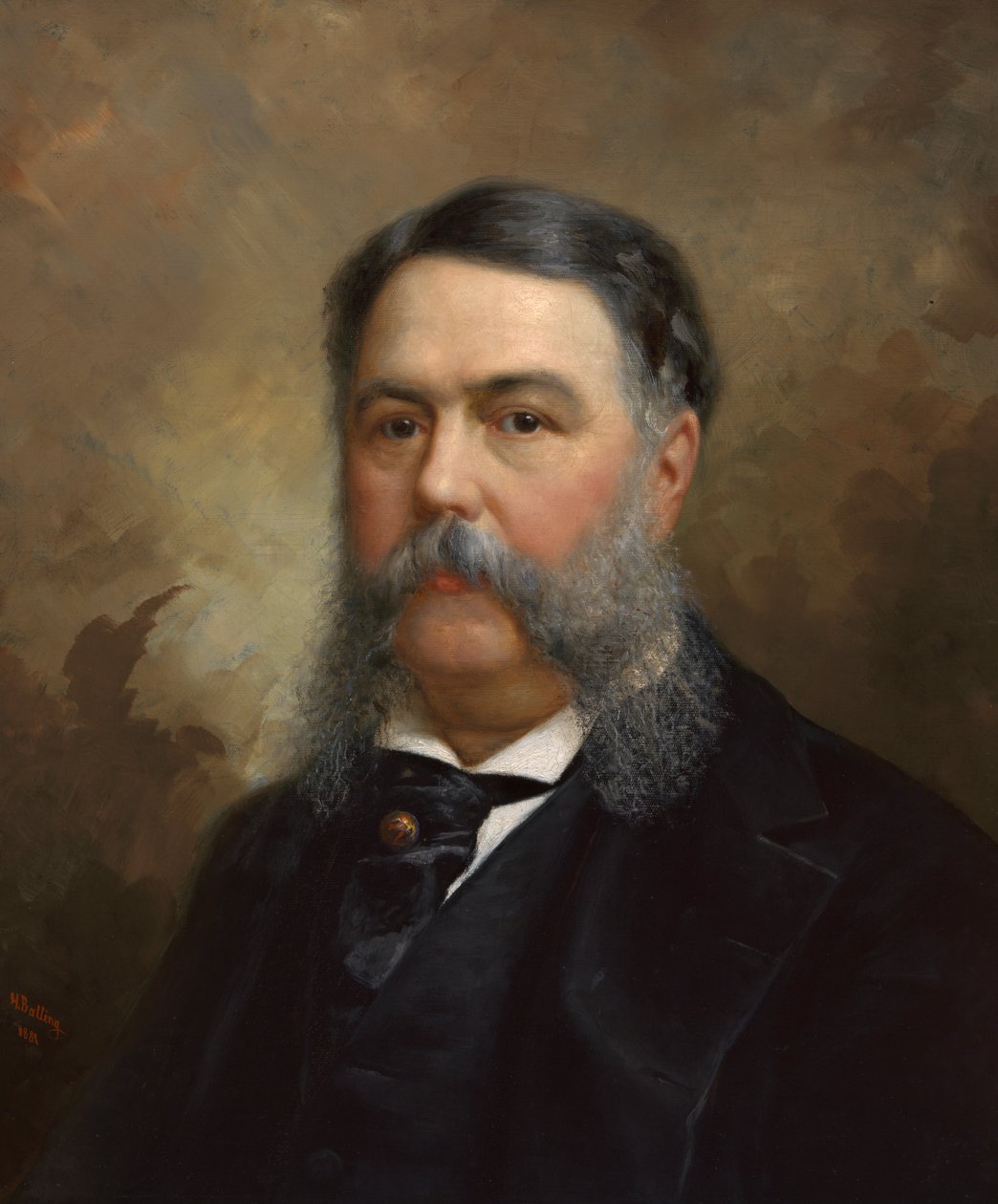 Chester A. Arthur, 1881. autorstwa Ole Peter Hansen Balling