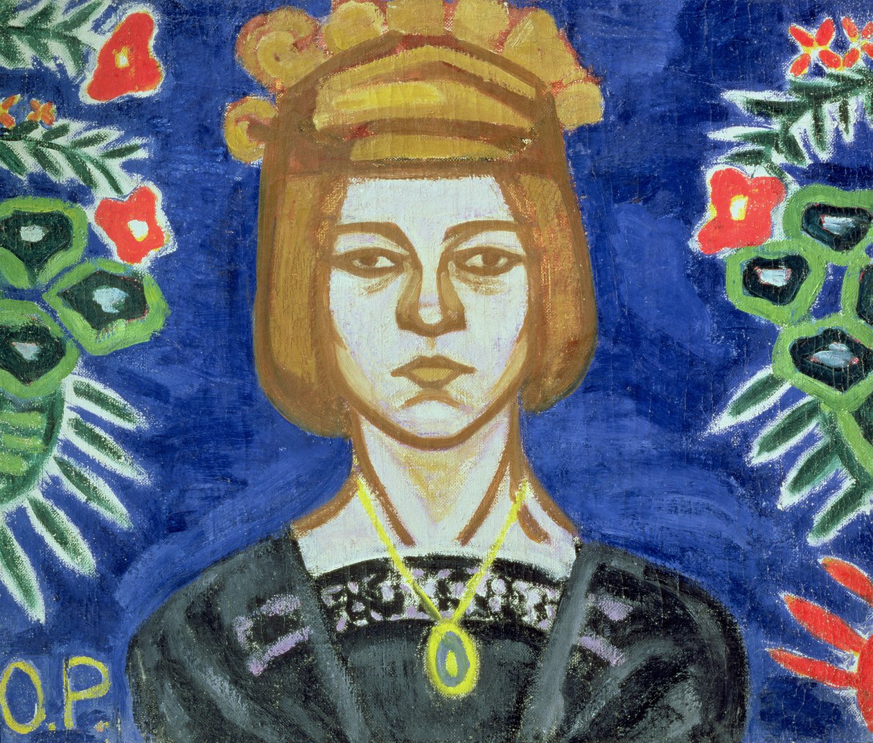 Autoportret, 1912-15 autorstwa Olga Rozanova