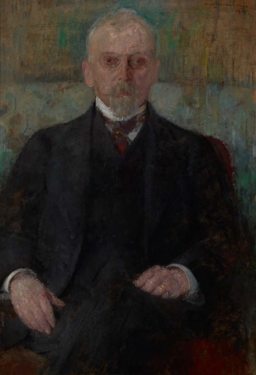 Portrait of Henryk Sienkiewicz (1846-1916) autorstwa Olga Boznanska