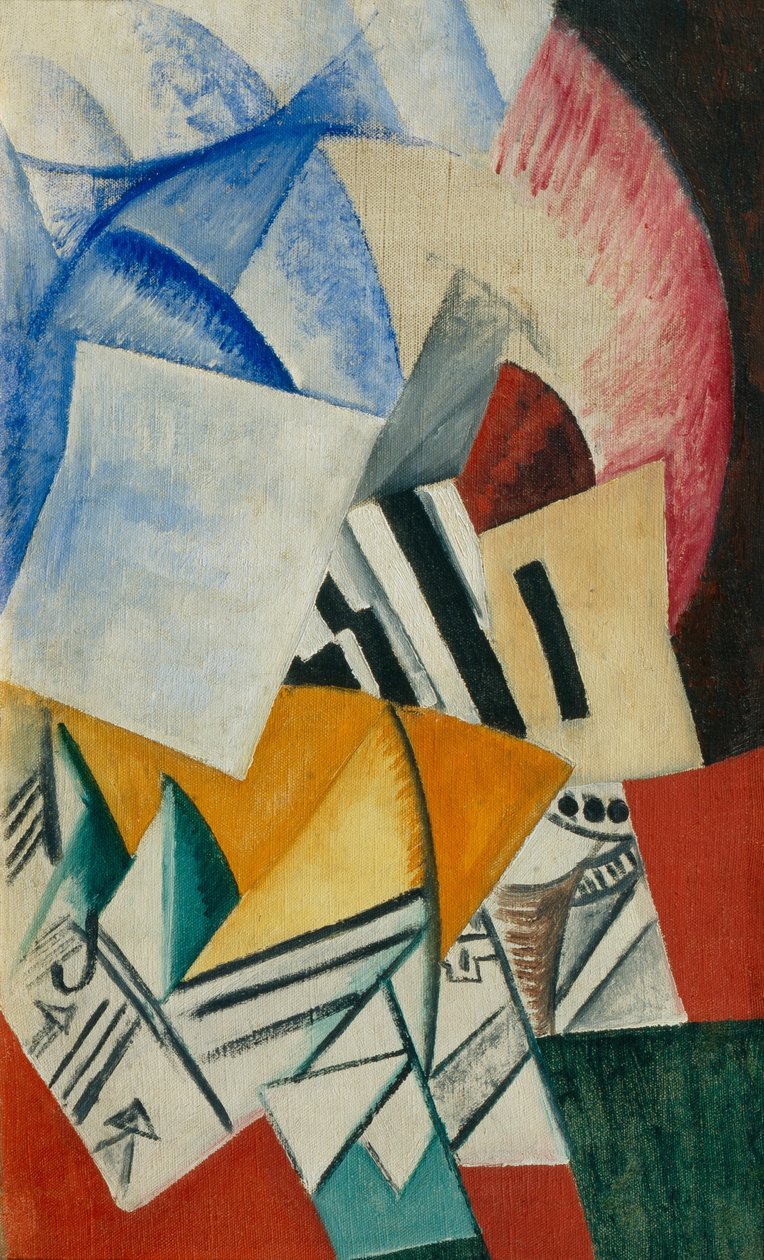 Kredens, 1918 autorstwa Olga Rozanova