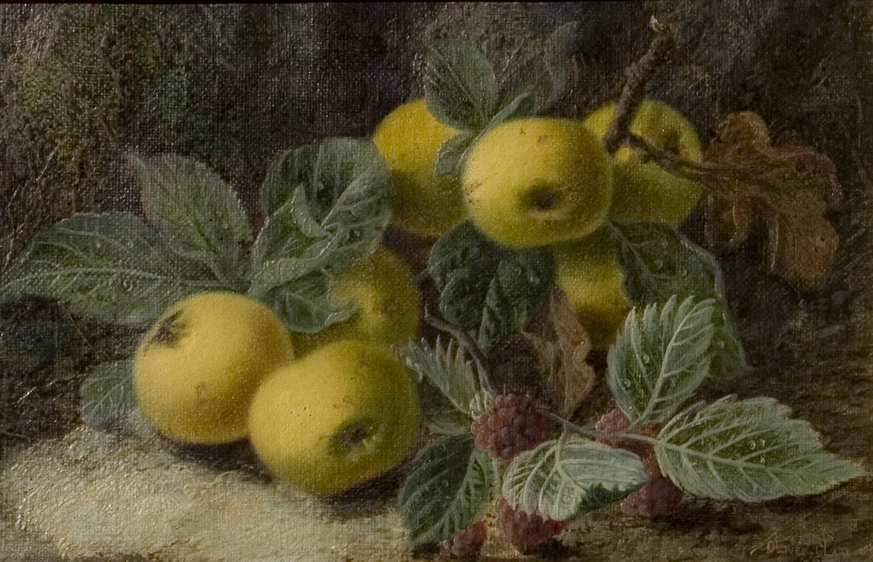 Pigwa i Jeżyny, ok. 1893 autorstwa Oliver Clare