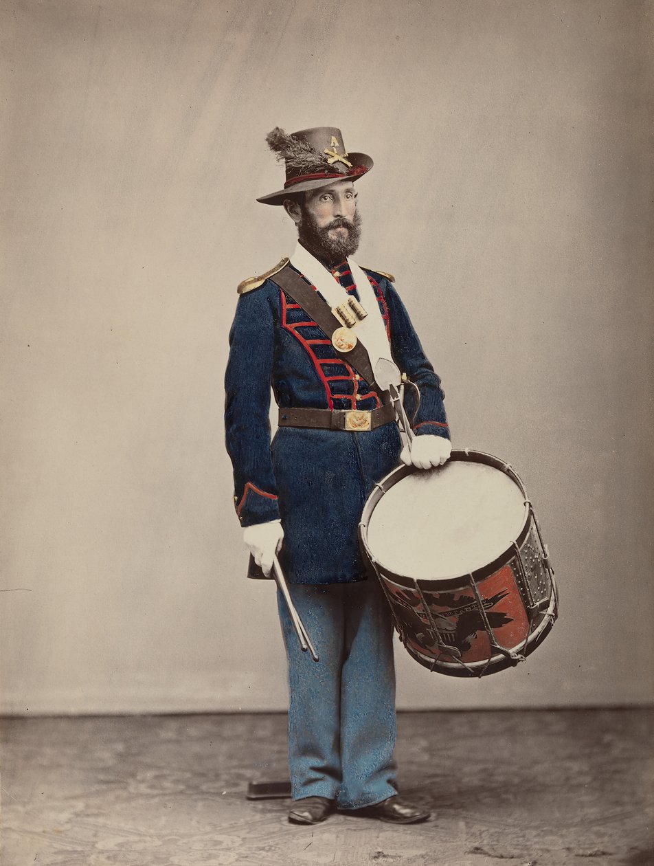 Artyleria, Muzyk, 1866. autorstwa Oliver H. Willard.