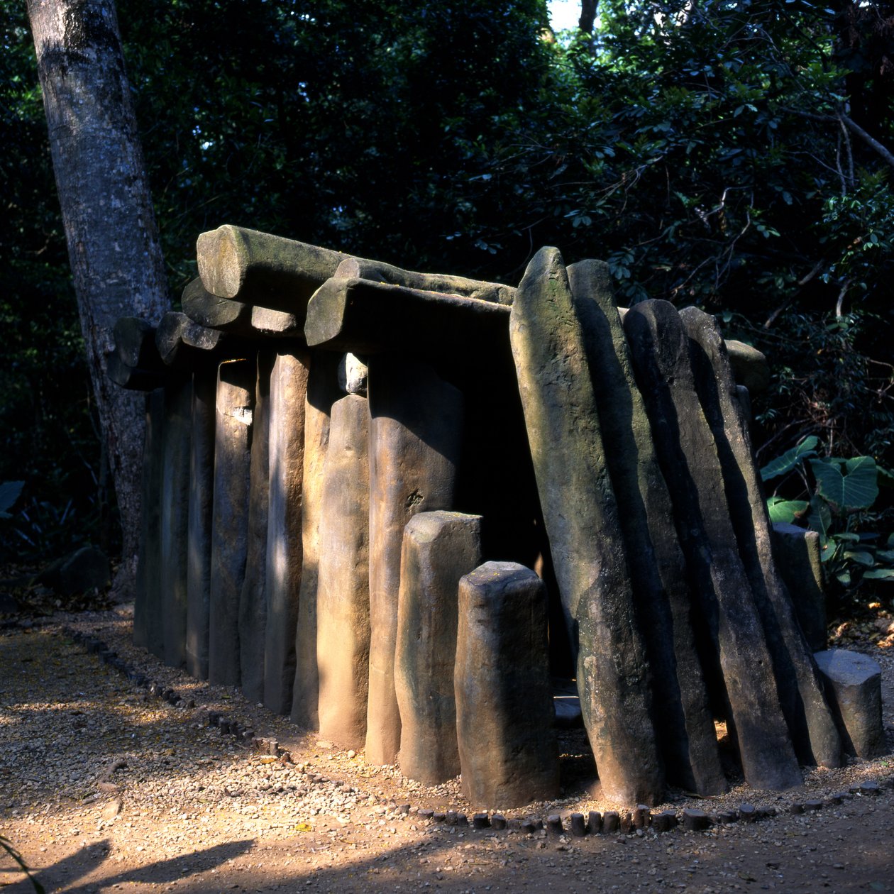 Grób nr. 7, Okres przedklasyczny (kamień bazaltowy) autorstwa Olmec