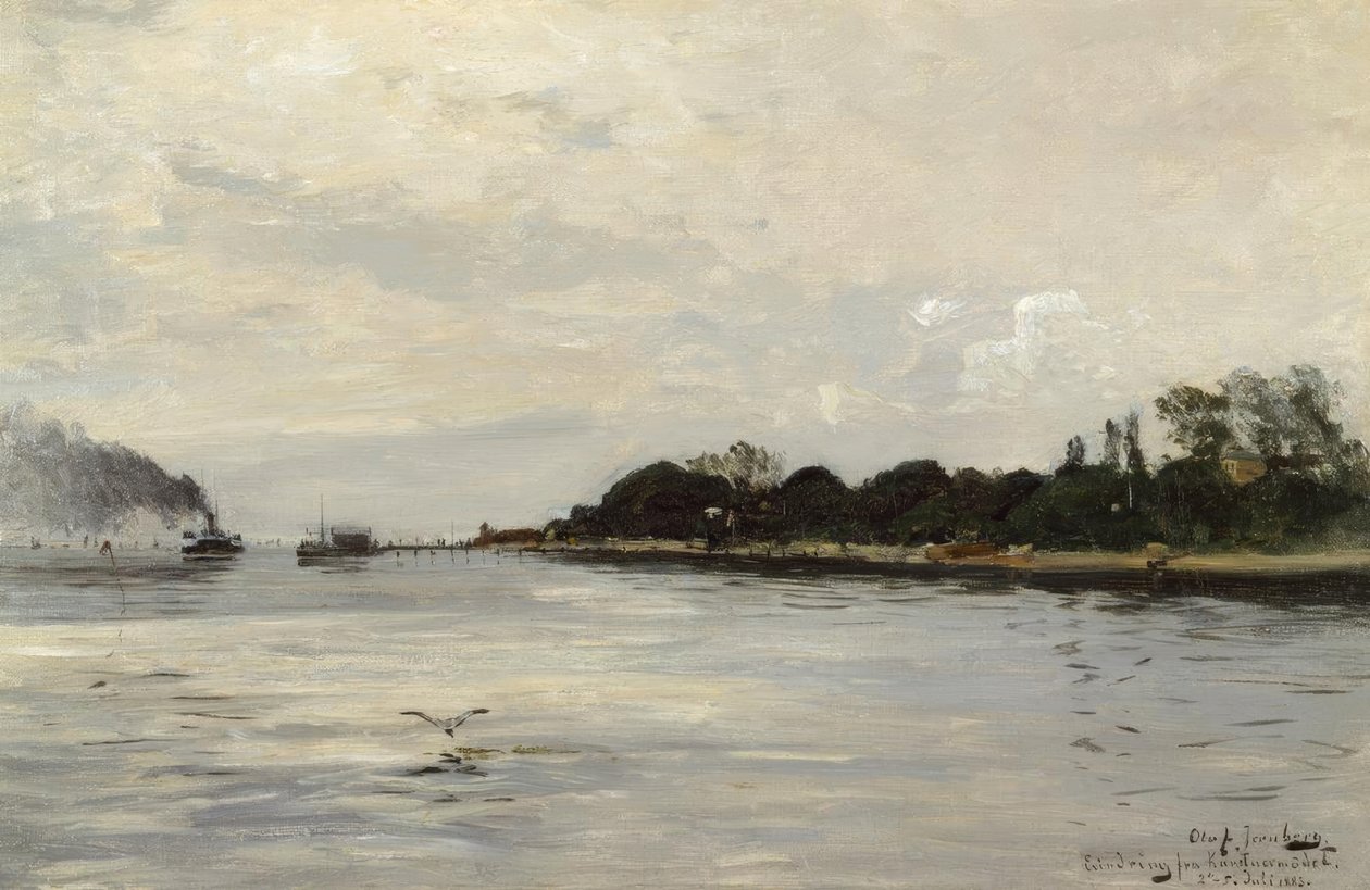 Olof Jernberg, wybrzeże Skandynawii autorstwa Olof Jernberg