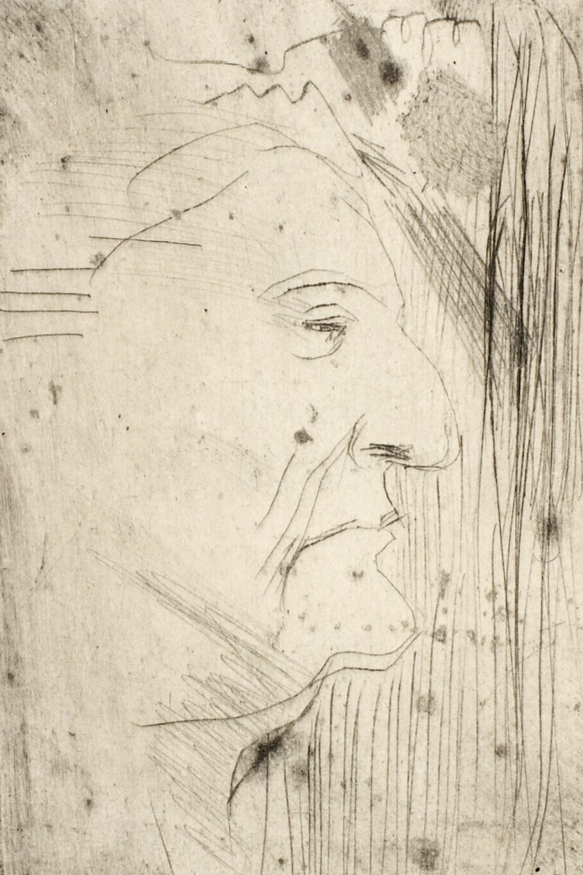 Portret matki artysty autorstwa Oluf Hartmann