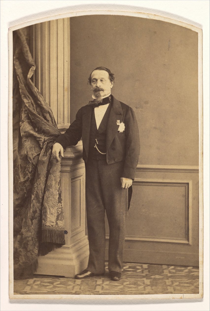 Cesarz Napoleon III, marzec 1860. autorstwa Olympe Aguado