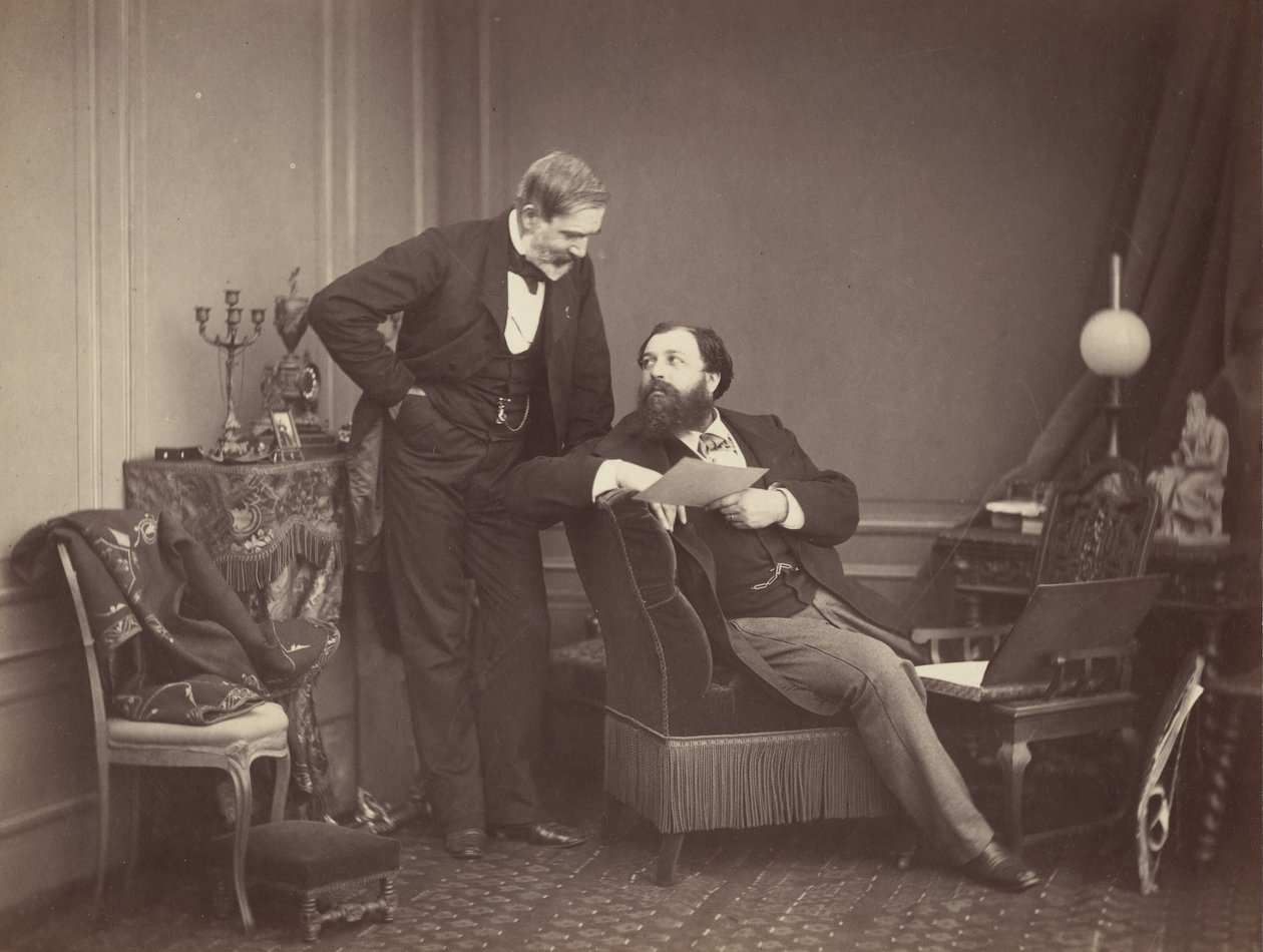 Louis Robert i Olympe Aguado, ca. 1860. autorstwa Olympe Aguado