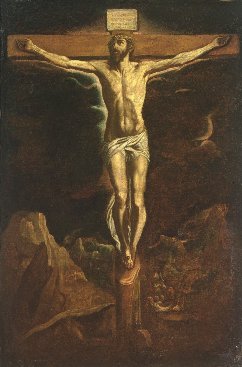 Chrystus na krzyżu, 1600 autorstwa Orazio Borgianni