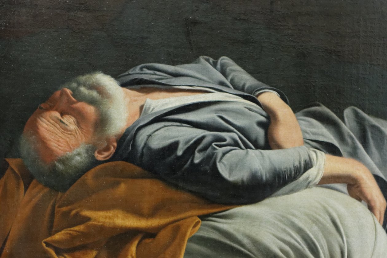 Odpoczynek po locie do Egiptu autorstwa Orazio Gentileschi